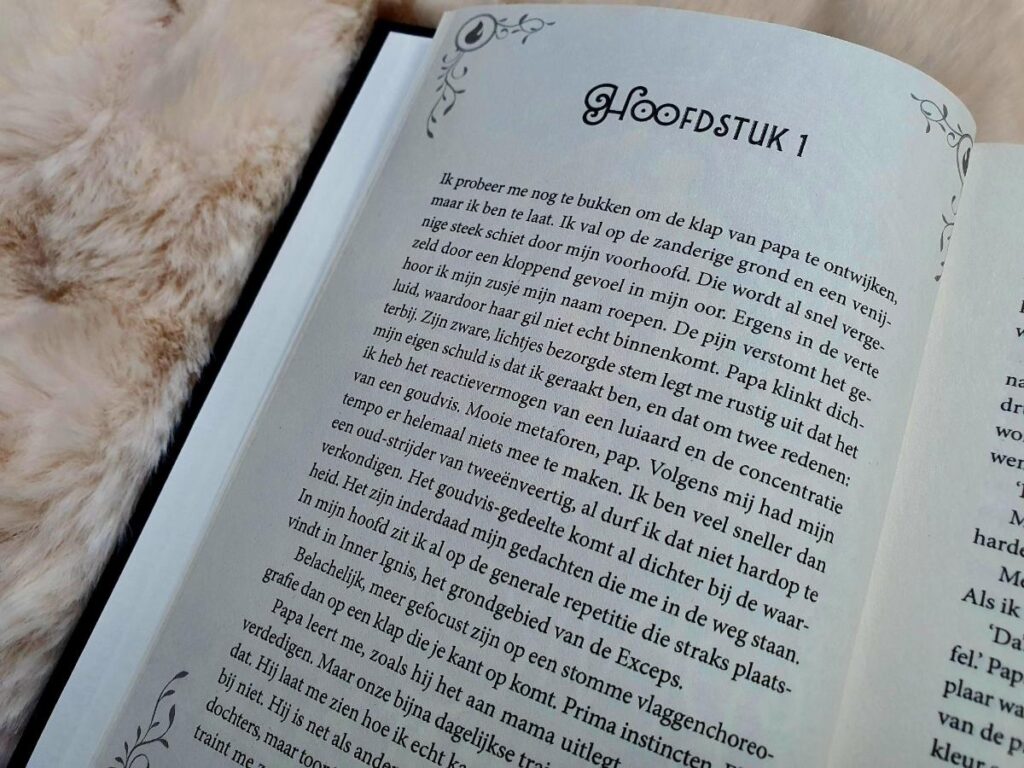 De bevroren vlammenzee