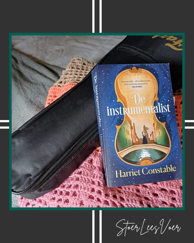 Historische roman 'De Instrumentalist' van auteur Harriet Constable voorkant cover omslag kaft