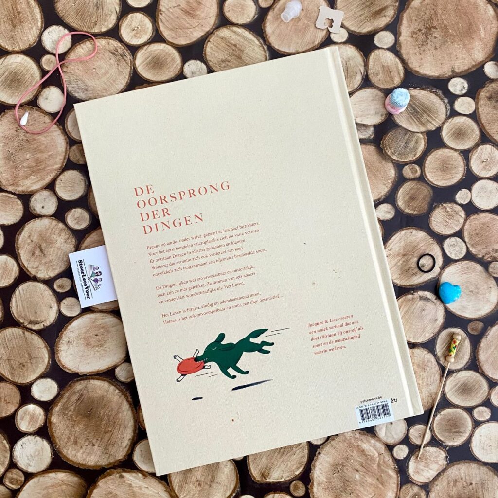 De oorsprong der dingen jacues & Lise achterkant achterflap synopsis samenvatting cover omslag kaft