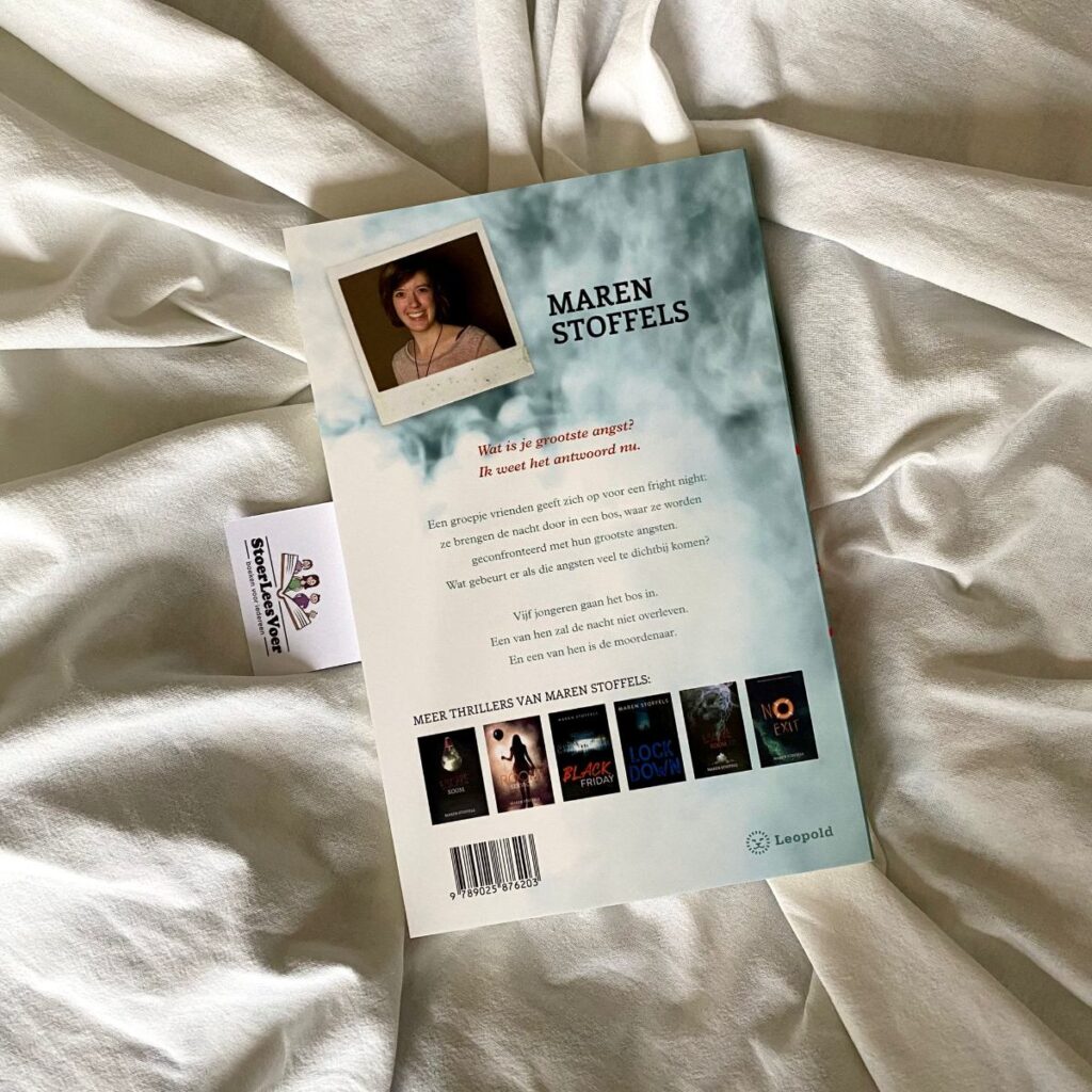 Fright Night Maren Stoffels achterkant achterflap synopsis samenvatting kaft cover omslag kaft thriller jeugd