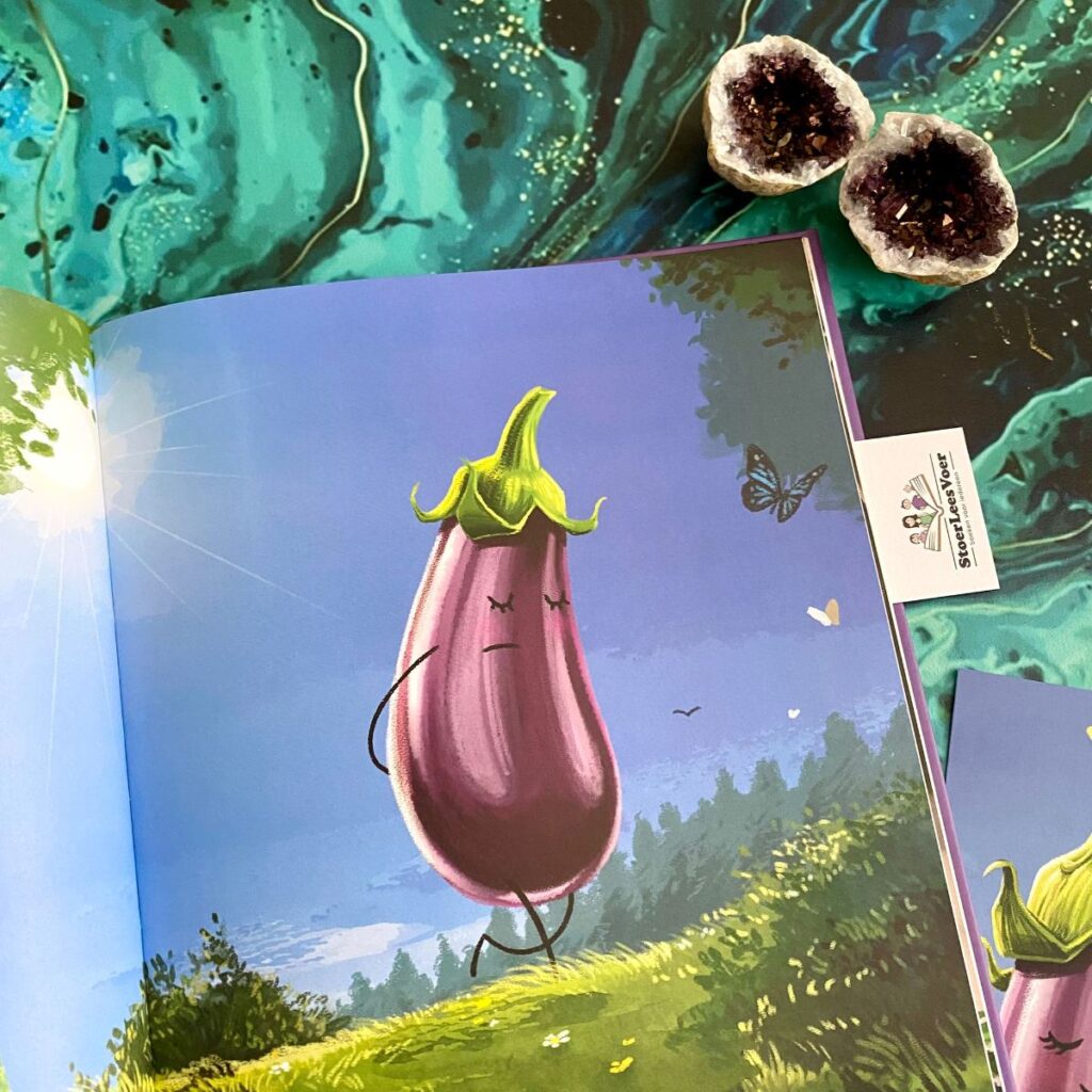 gina aubergine niet lekker in haar vel