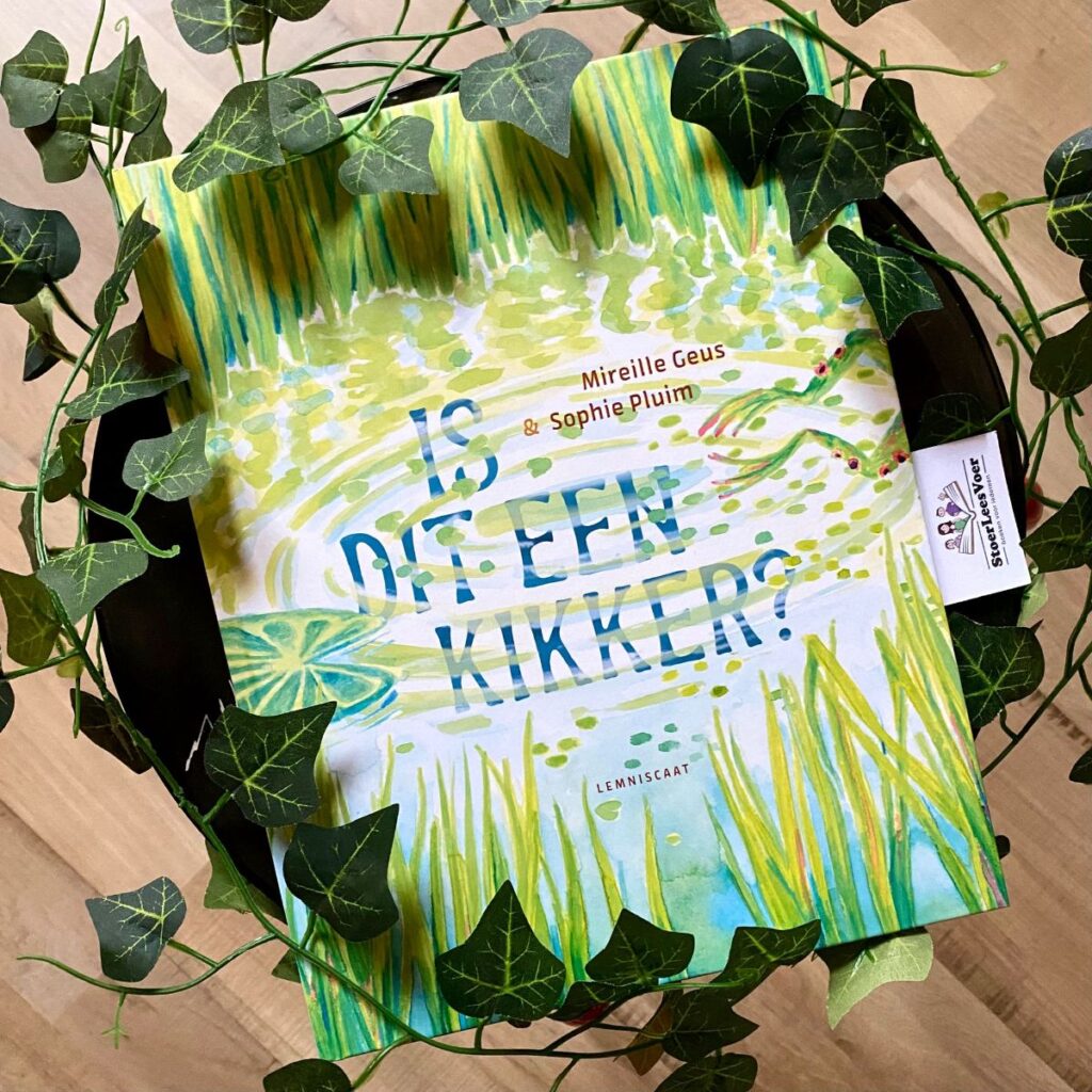 Is dit een kikker? prentenboek mireille geus en sophie pluim voorkant cover omslag kaft