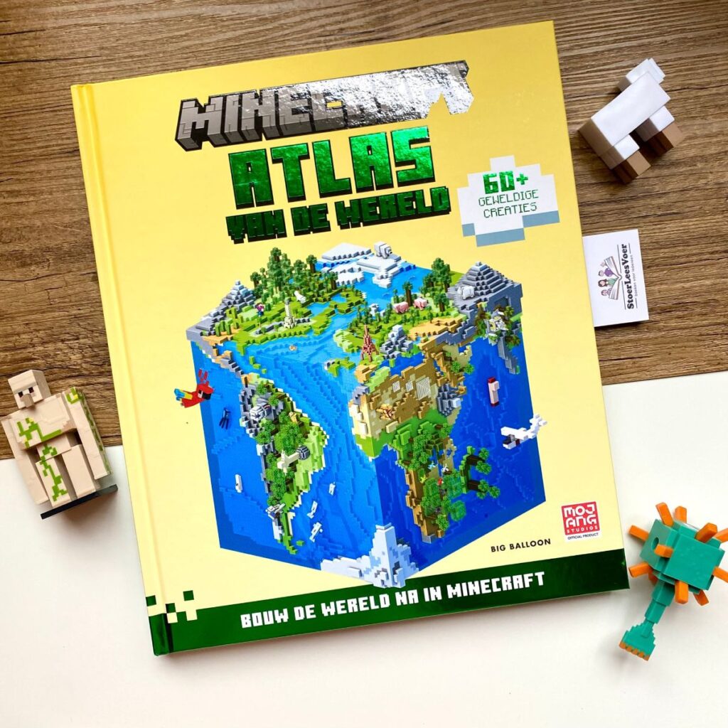 Minecraft Atlas van de wereld voorkant cover omslag kaft