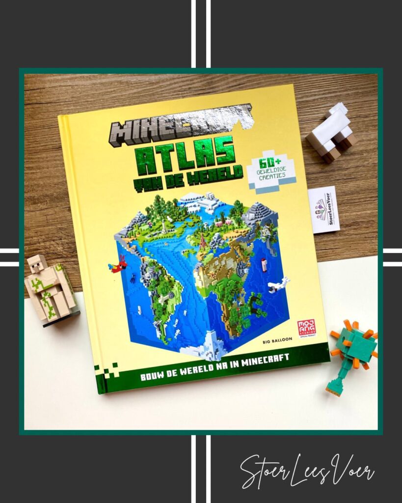 Minecraft Atlas van de wereld voorkant cover omslag kaft