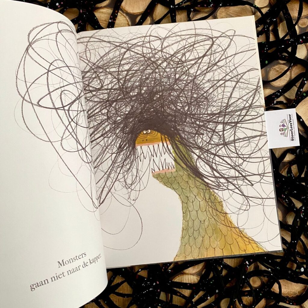 Monsters gaan niet naar de kapper tekst en illustraties