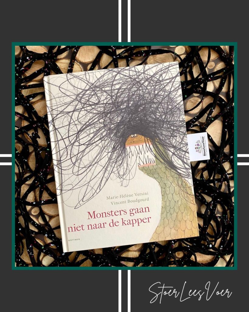 Monsters gaan niet naar de kapper voorkant cover omslag kaft prentenboek