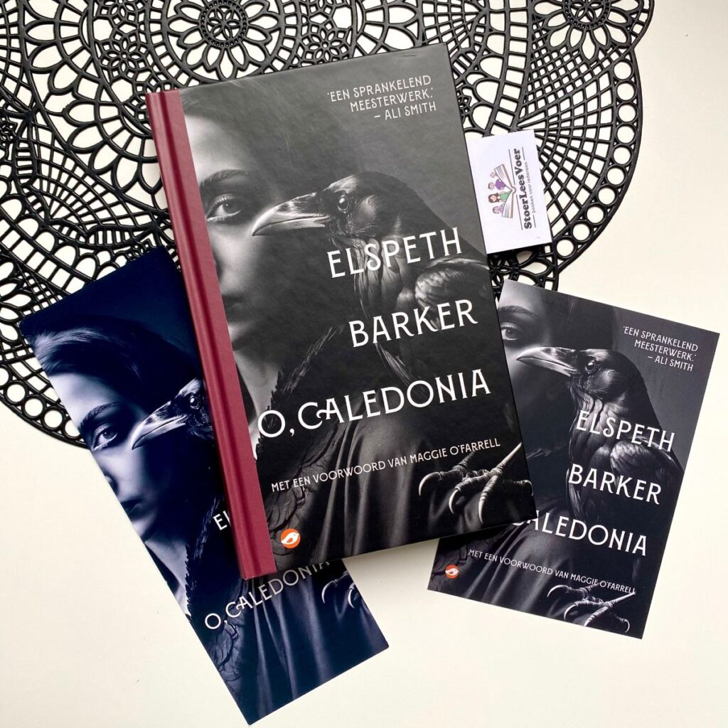 O Caledonia elspeth barker voorkant cover omslag kaft