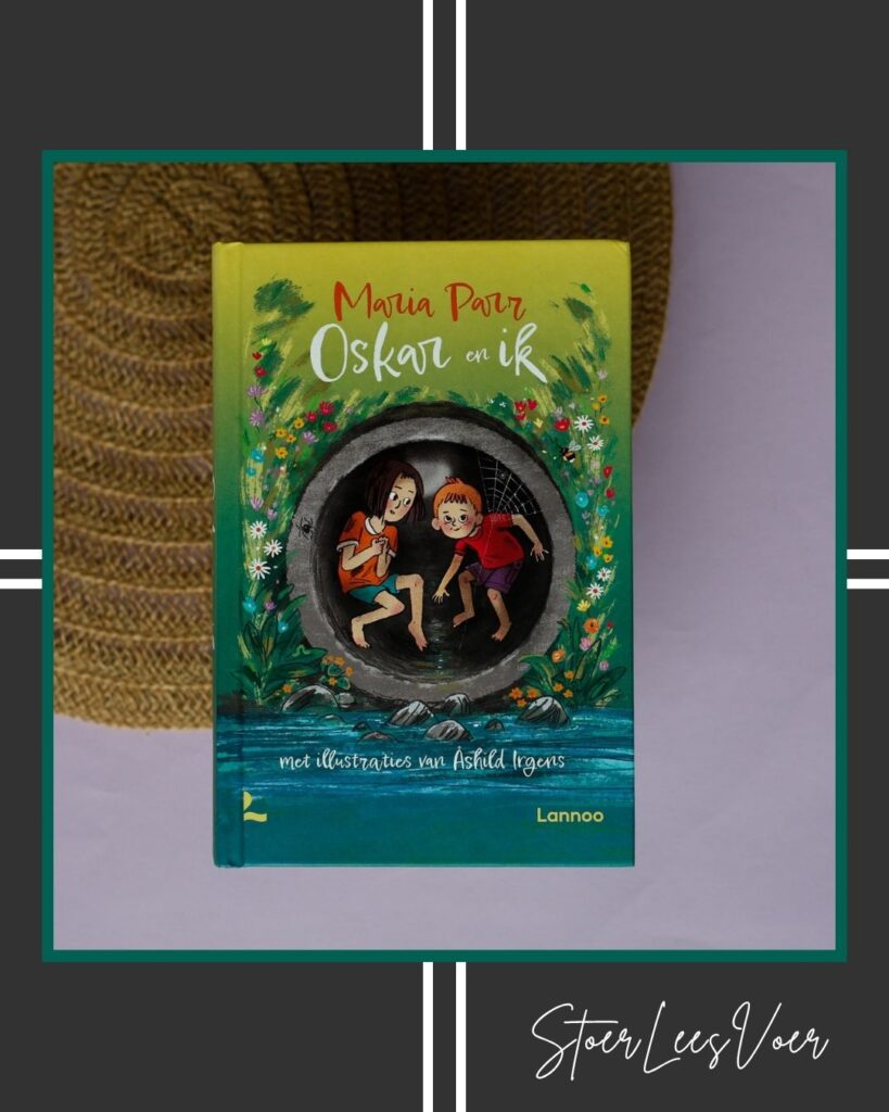 voorkant Oskar en ik met StoerLeesVoer kader