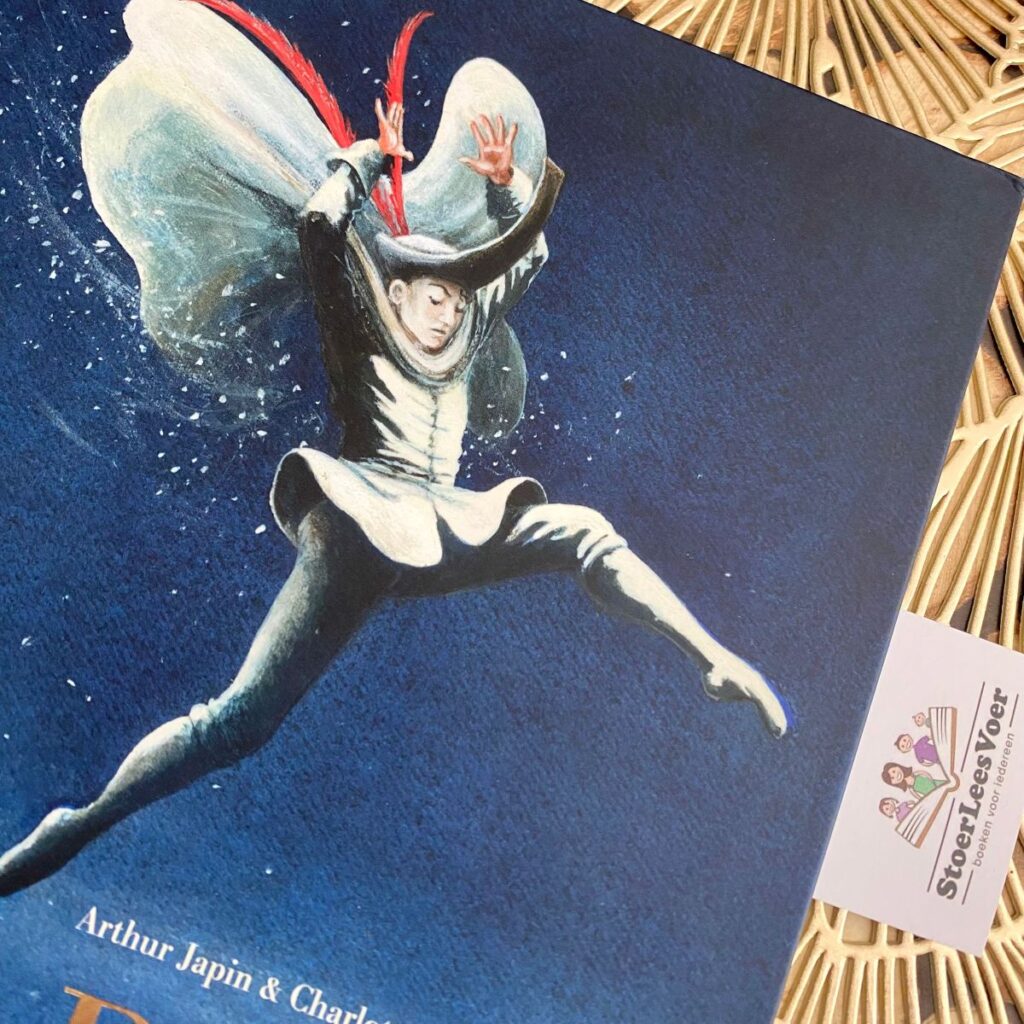 Scapino de ontsnappingskunstenaar een reuze gouden boekje cover omslag kaft voorkant prentenboek met danser