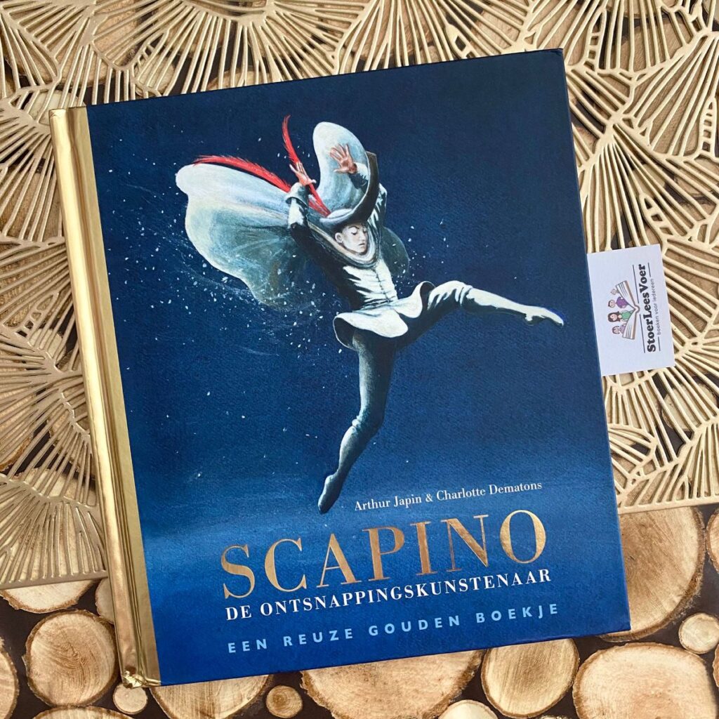 Scapino de ontsnappingskunstenaar een reuze gouden boekje cover omslag kaft voorkant prentenboek met danser