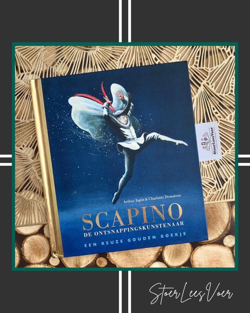 Scapino de ontsnappingskunstenaar een reuze gouden boekje cover omslag kaft voorkant prentenboek met danser