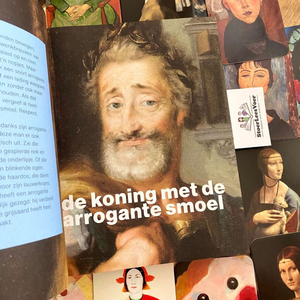de koning met de arrogante smoel Stupid Faces in Stunning Paintings
