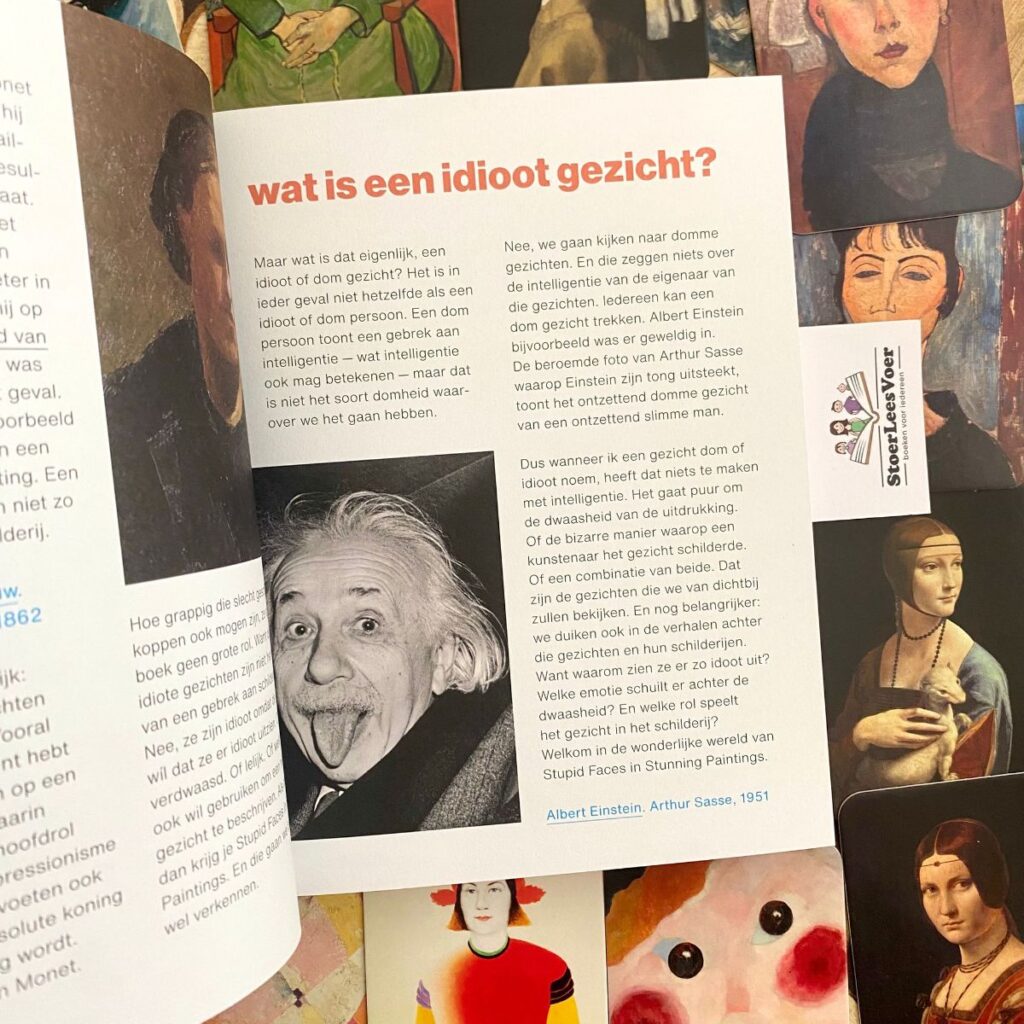 wat is een idioot gezicht? albert einstein in Stupid Faces in Stunning Paintings matthijs van mierlo