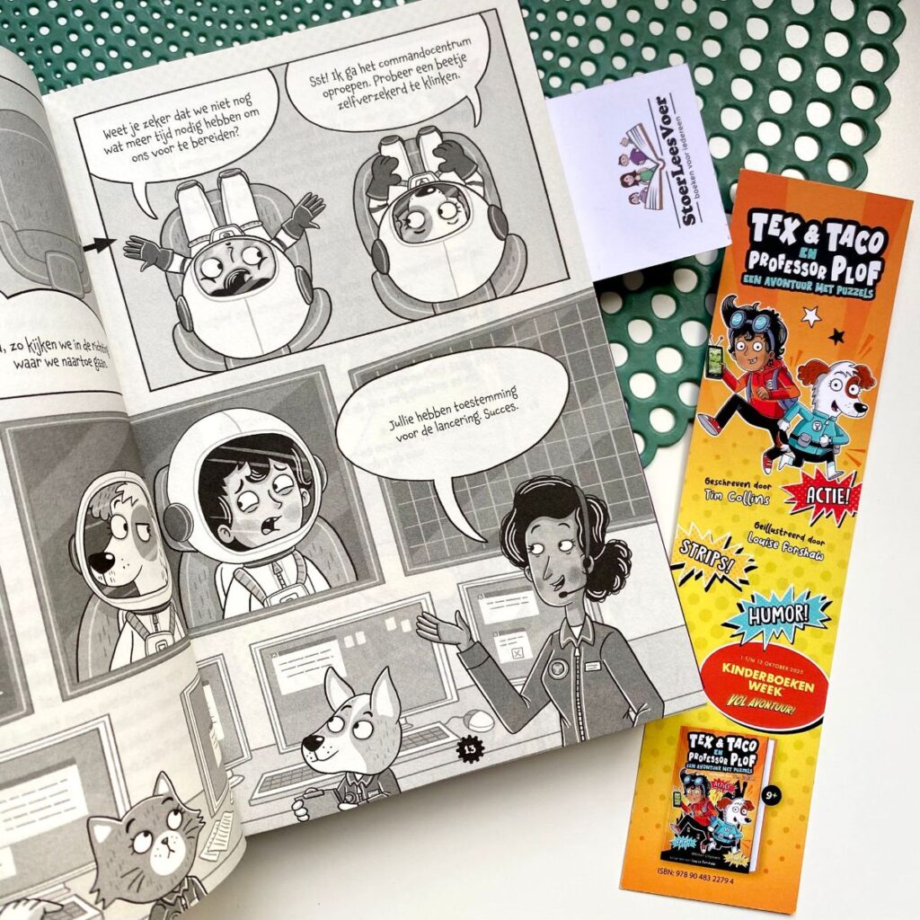 graphic novel tim collins hond ruimte heelal