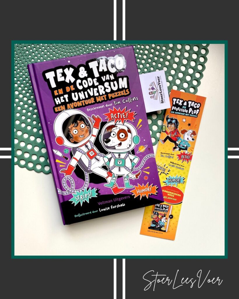 Tex & Taco en de code van het universum tim collins voorkant cover omslag kaft boek