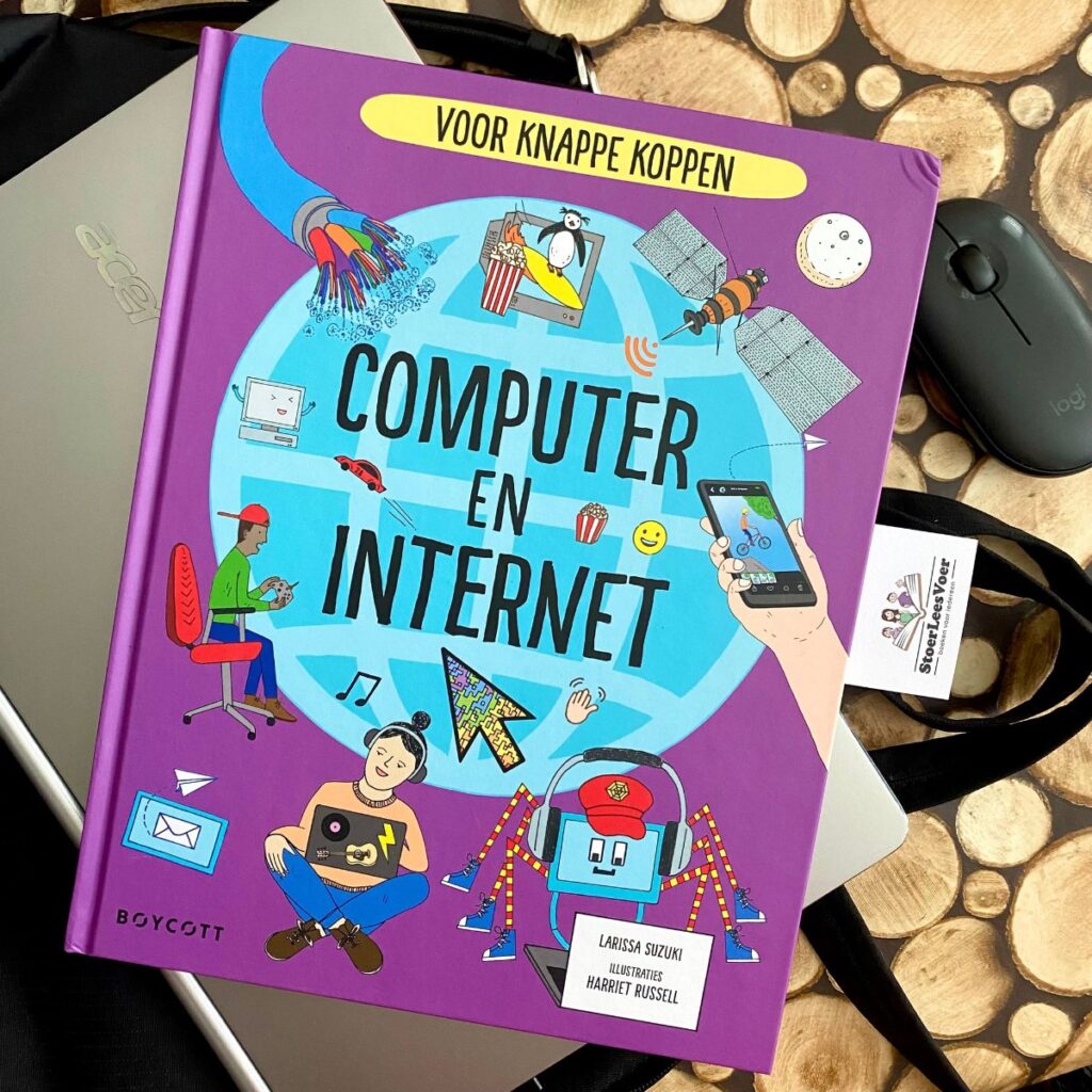 Computer en internet knappe koppen weetjesboek voorkant cover omslag kaft