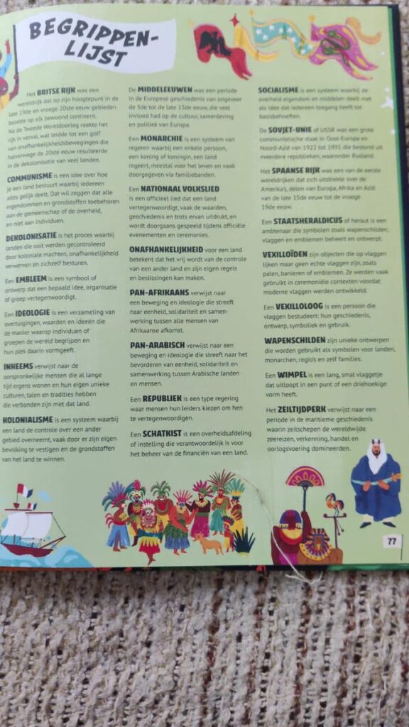 begrippenlijst het grote vlaggenboek