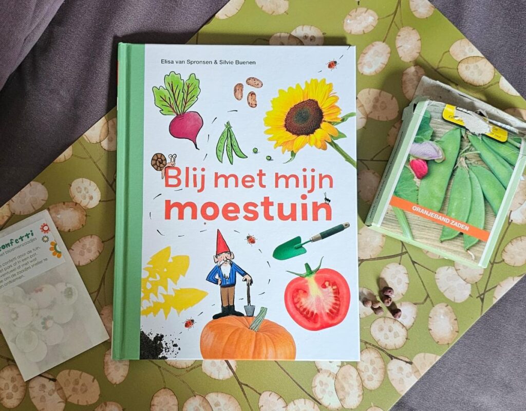 Blij met mijn moestuin