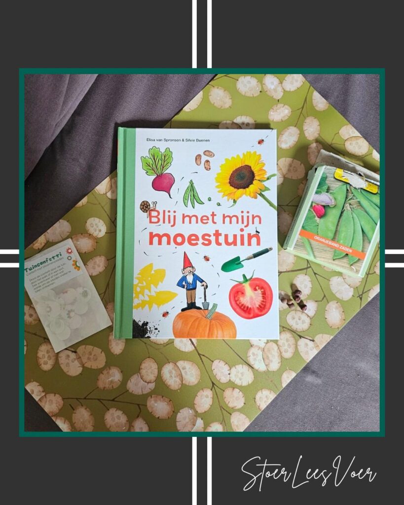 Blij met mijn moestuin voorkant cover omslag kaft