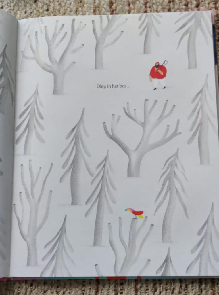 schutblad en eerste bladzijde een heel bijzondere bloem