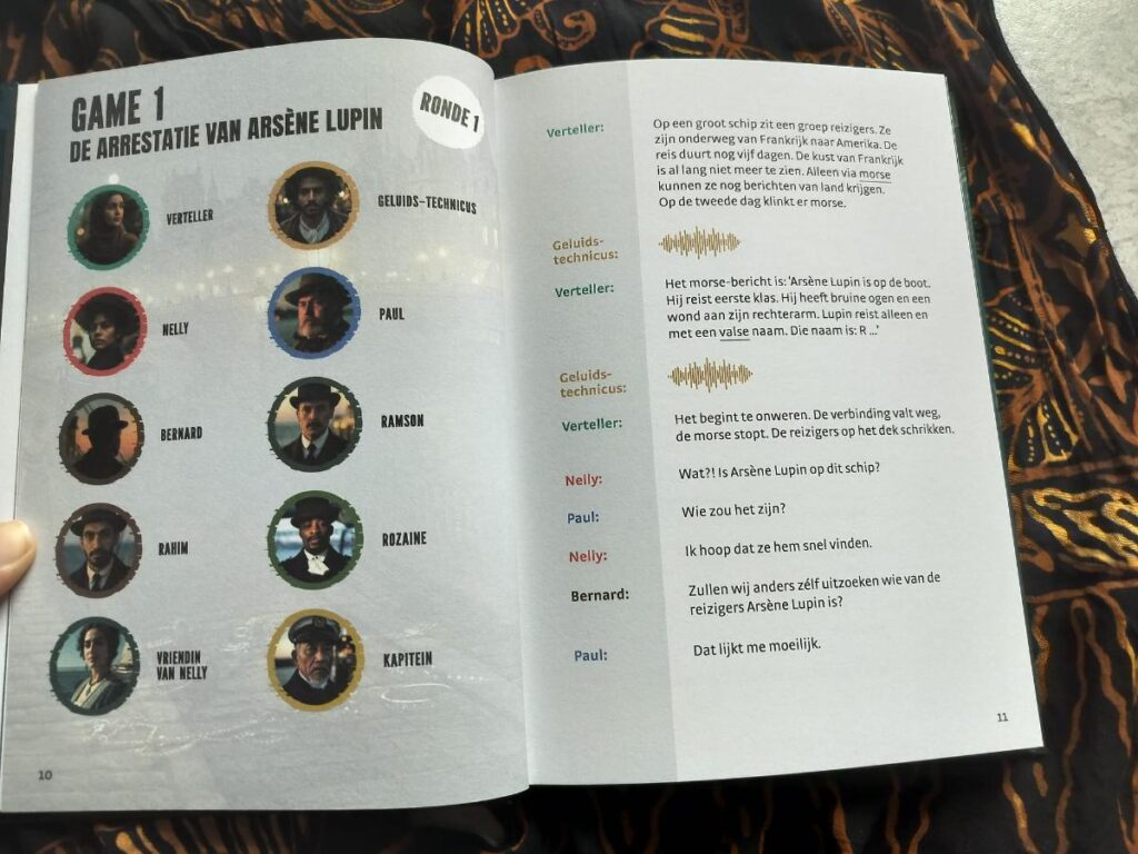 eerste bladzijde wie vangt arsene lupin