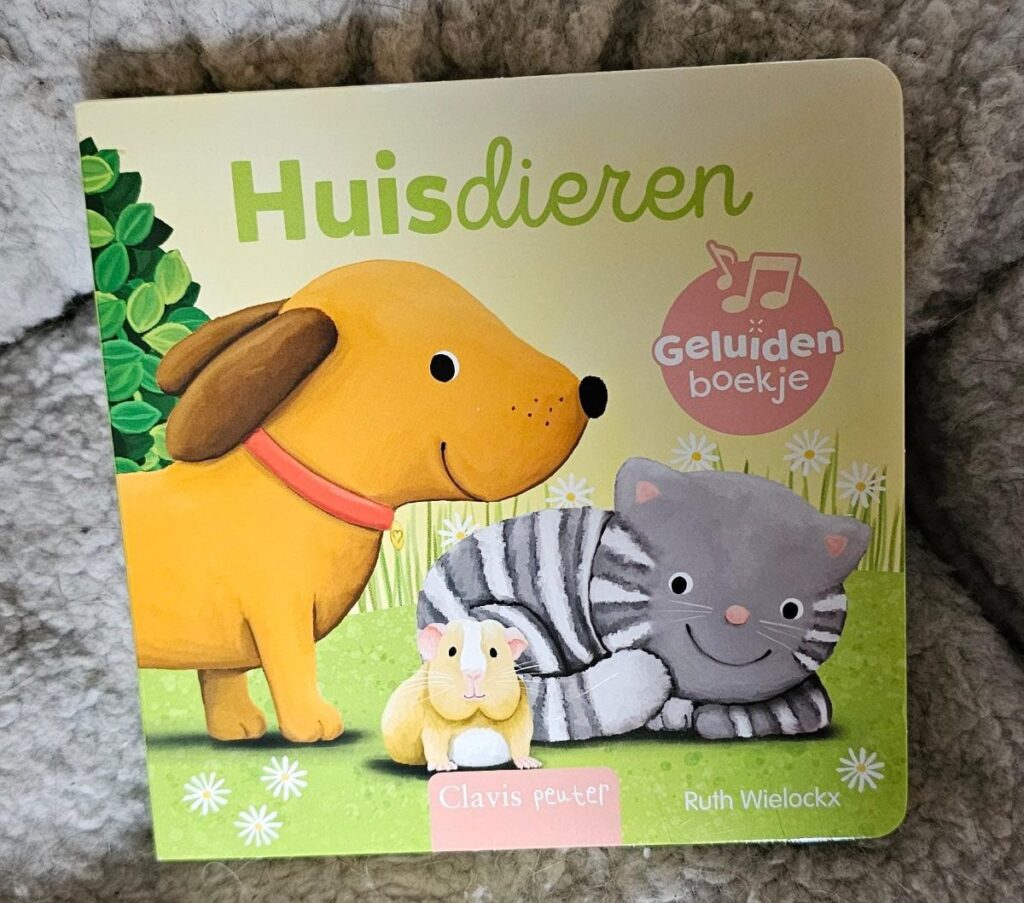 Huisdieren geluiden boekje met echte dierengeluiden