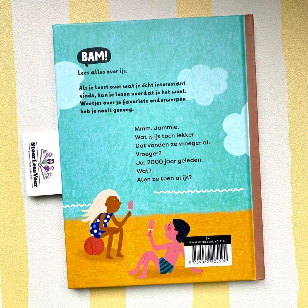 Mmm ijs bam! ik lees susanne roos achterkant samenvatting synopsis cover omslag kaft