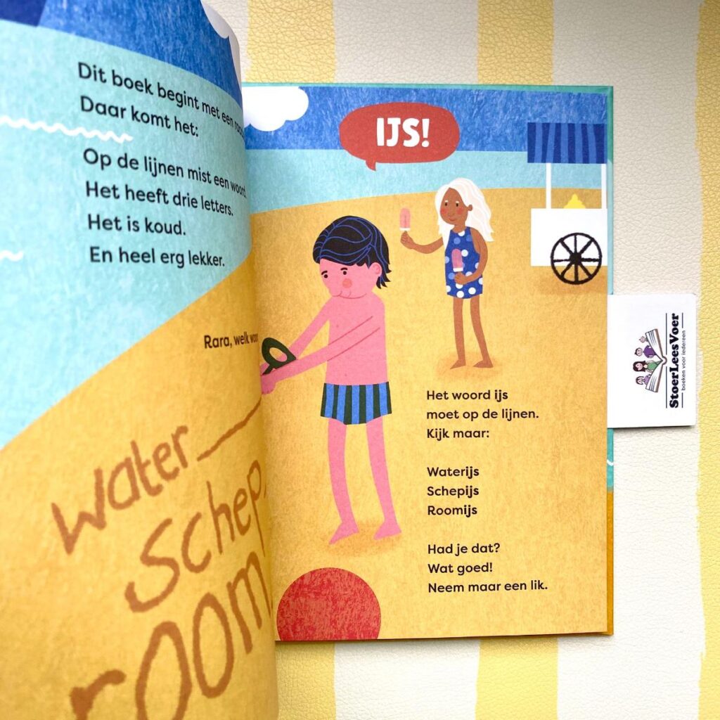 bam! ik lees mmm ijs tekst en beeld