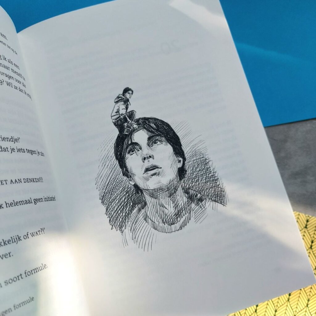 neem een kip zelfportret uit je hoofd