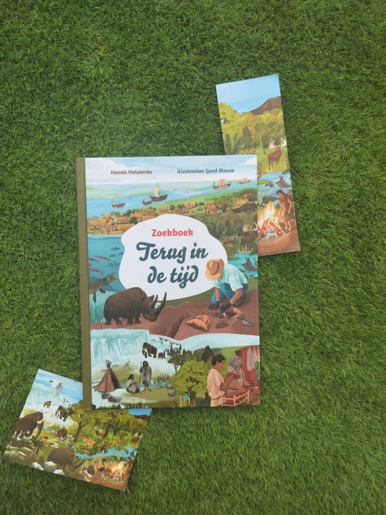 terug in de tijd voorkant cover omslag kaft zoekboek