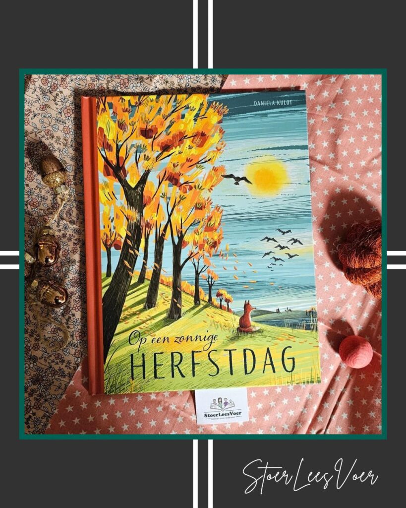 Op een zonnige herfstdag voorkant cover omslag kaft