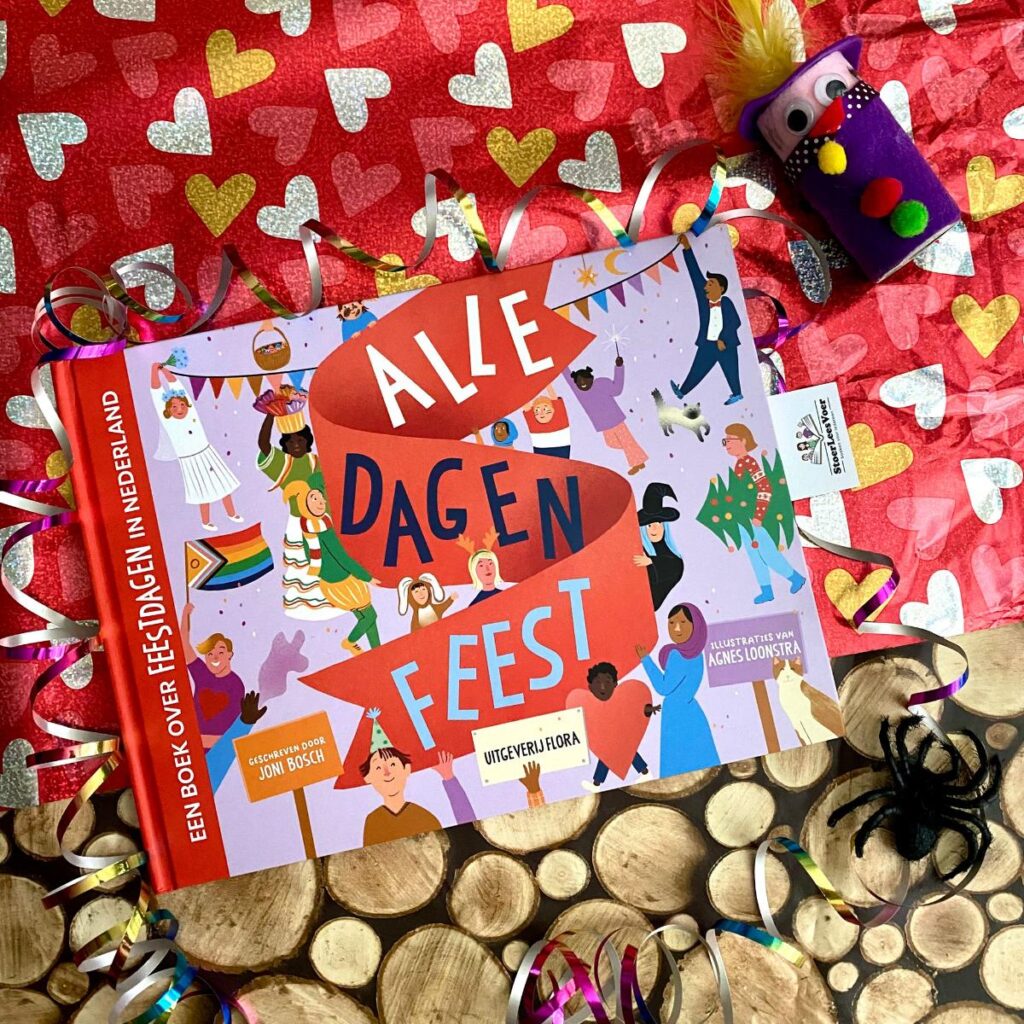 Alle dagen feest voorkant cover omslag kaft prentenboek joni bosch agnes loonstra