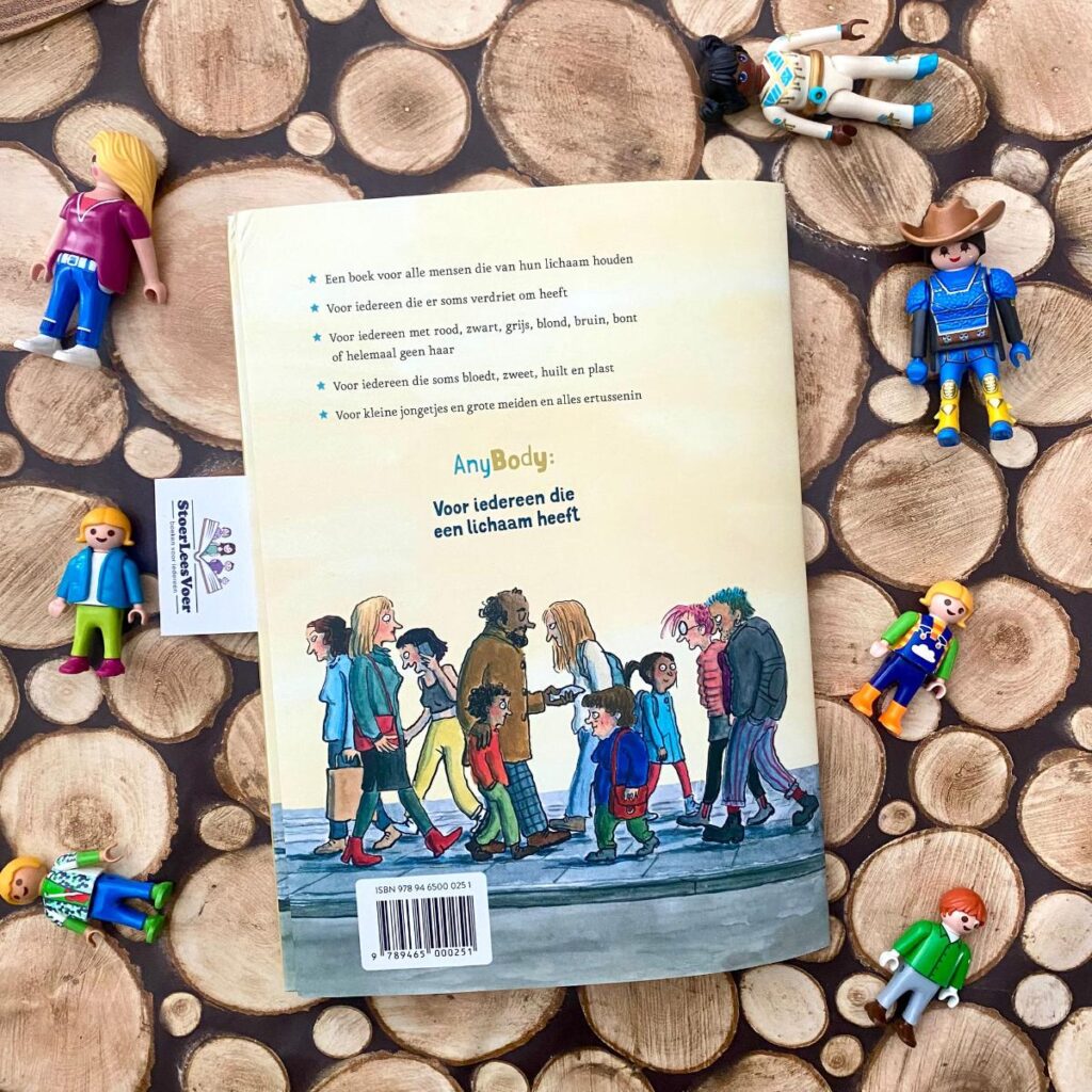 AnyBody achterkant achterflap synopsis samenvatting cover omslag kaft weetjesboek lichaam katharina von der gathen Anke Kuhl