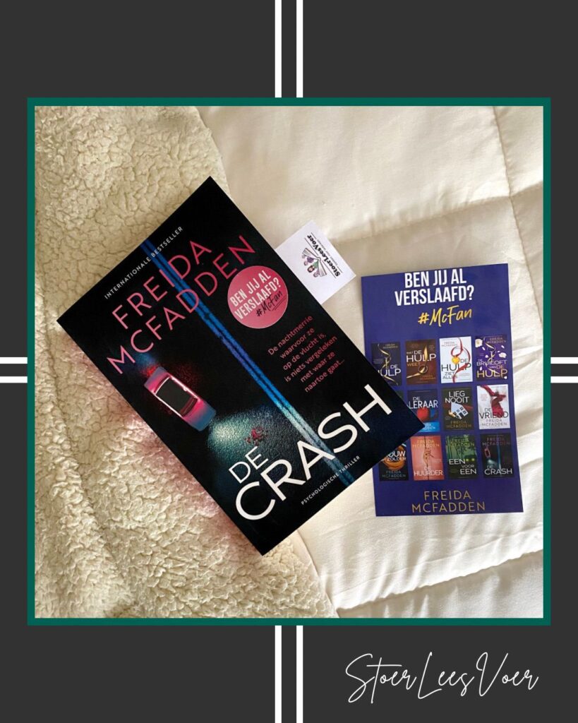 De crash freida McFadden thriller voorkant cover omslag kaft