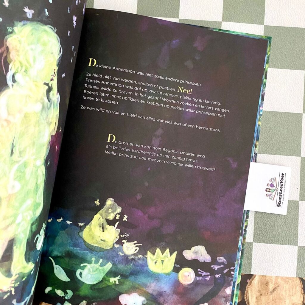 De prinses van plakkehanden prentenboek tekst illustraties tine mortier lotte van de walle