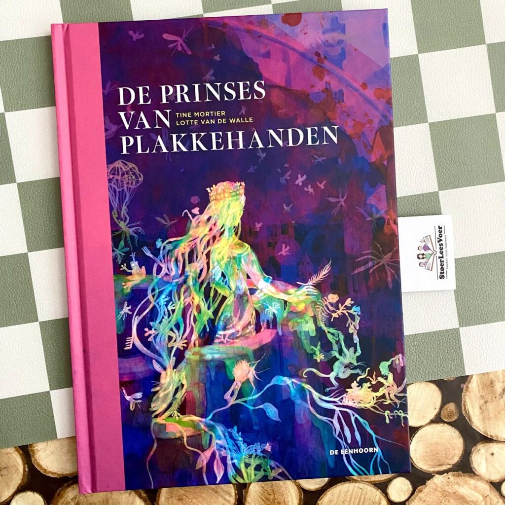 De prinses van plakkehanden voorkant cover omslag kaft prentenboek