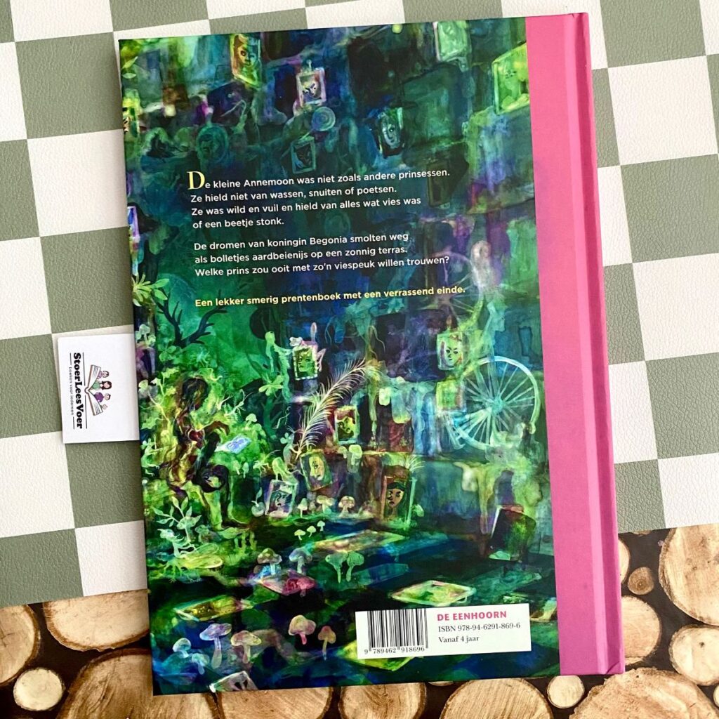 De prinses van plakkehanden achterkant achterflap synopsis samenvatting cover omslag kaft prentenboek