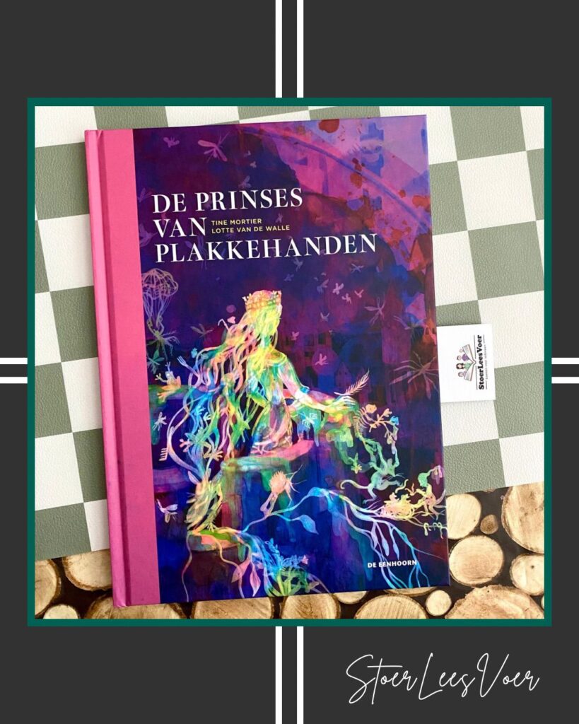 De prinses van plakkehanden voorkant cover omslag kaft prentenboek