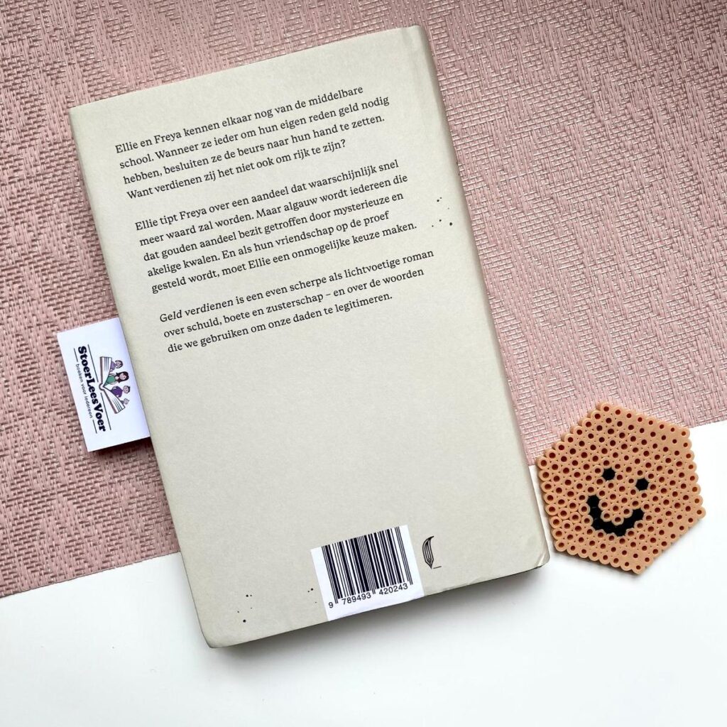 Geld verdienen Hanna Bervoets achterkant achterflap synopsis samenavtting cover omslag kaft