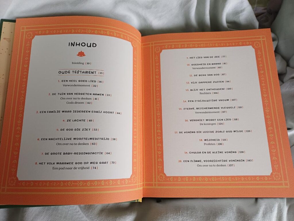 inhoudsopgave Oude Testament