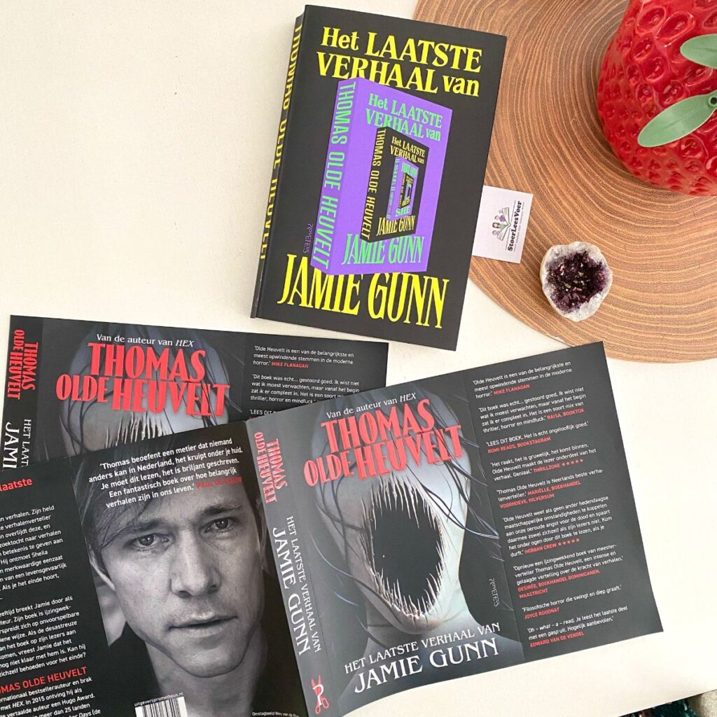 Aunty Sheherazade cover thomas olde heuvelt het laatste verhaal van jamie gunn horror roman nieuwe kaft