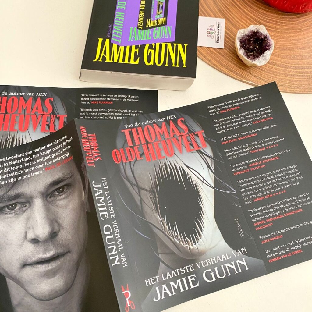 Aunty Sheherazade cover thomas olde heuvelt het laatste verhaal van jamie gunn horror roman nieuwe kaft