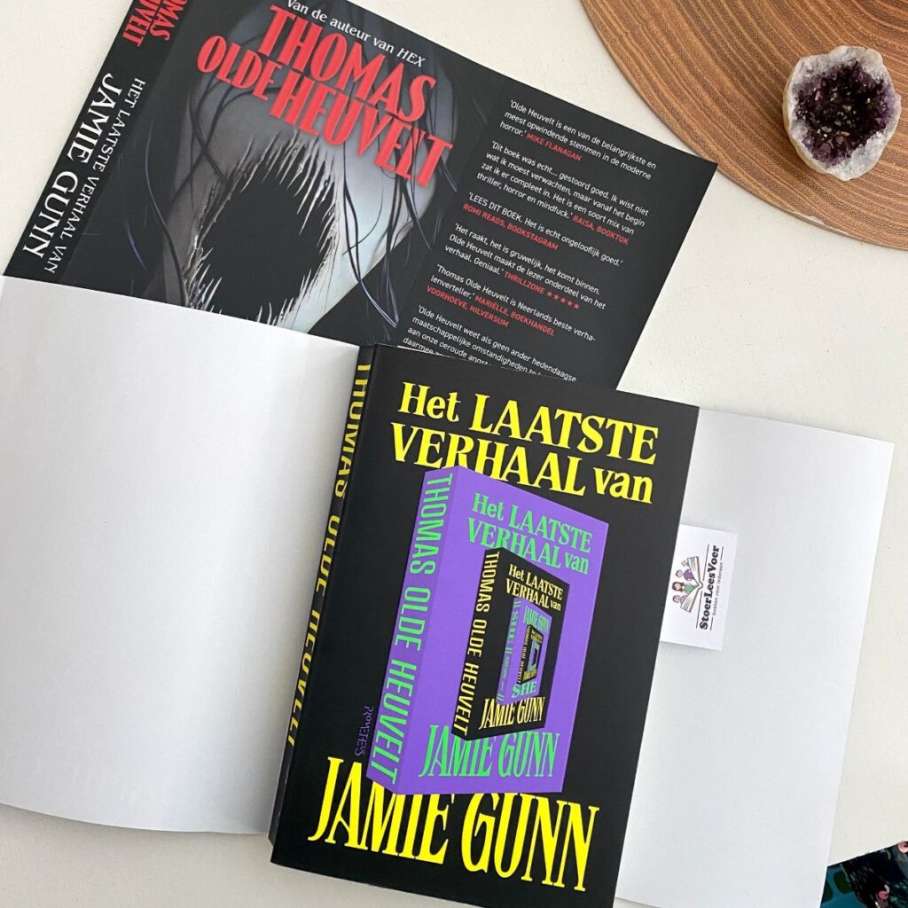 Aunty Sheherazade cover thomas olde heuvelt het laatste verhaal van jamie gunn horror roman nieuwe kaft