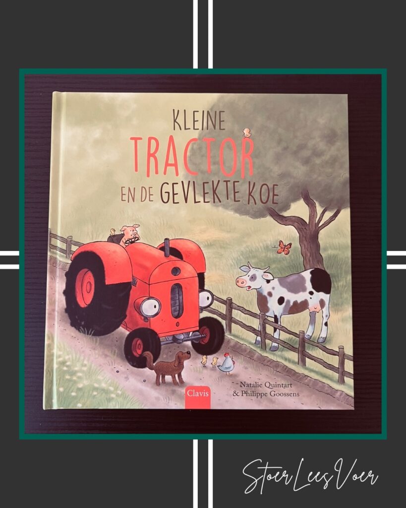 Kleine Tractor en de gevlekte koe voorkant cover omslag kaft