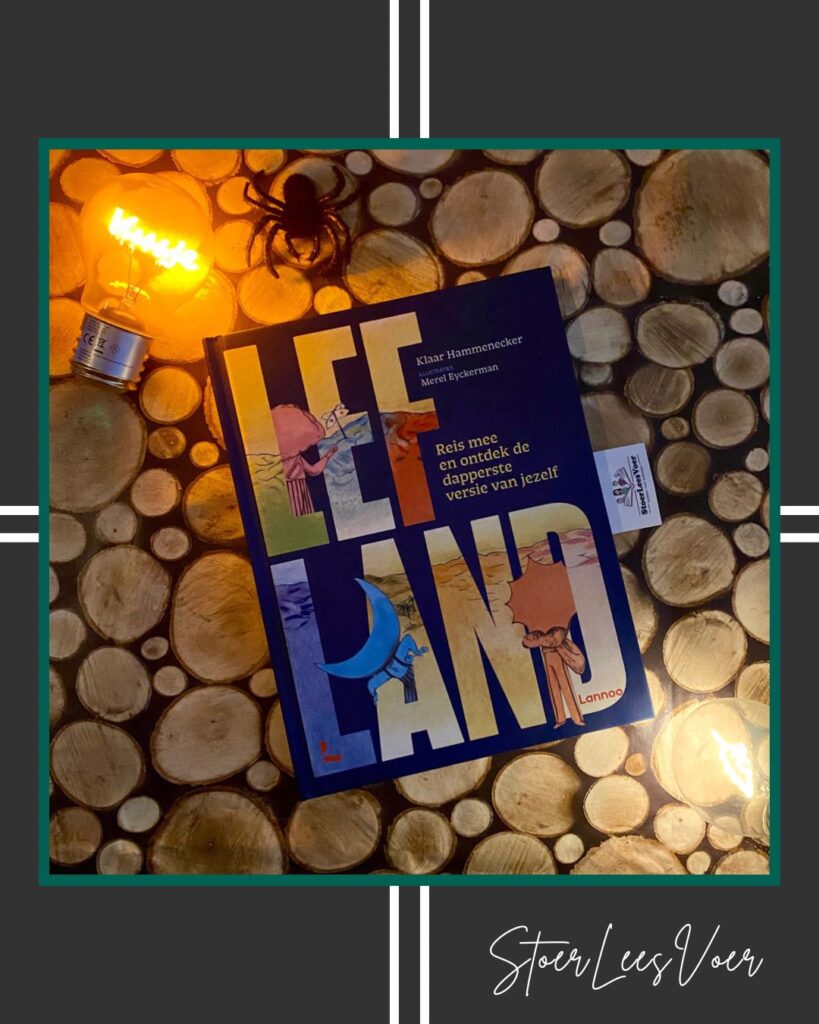 Lefland voorkant cover omslag kaft boek over angsten overwinnen jeugd