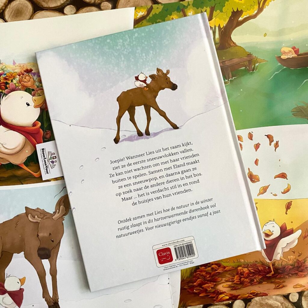 Lieve Lies ontdekt de winterslaap joni bosch achterkant achterflap synopsis samenvatting cover omslag kaft prentenboek