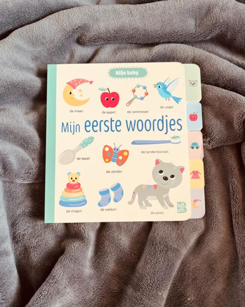 Mijn eerste woordjes voor baby's voorkant cove romslag kaft