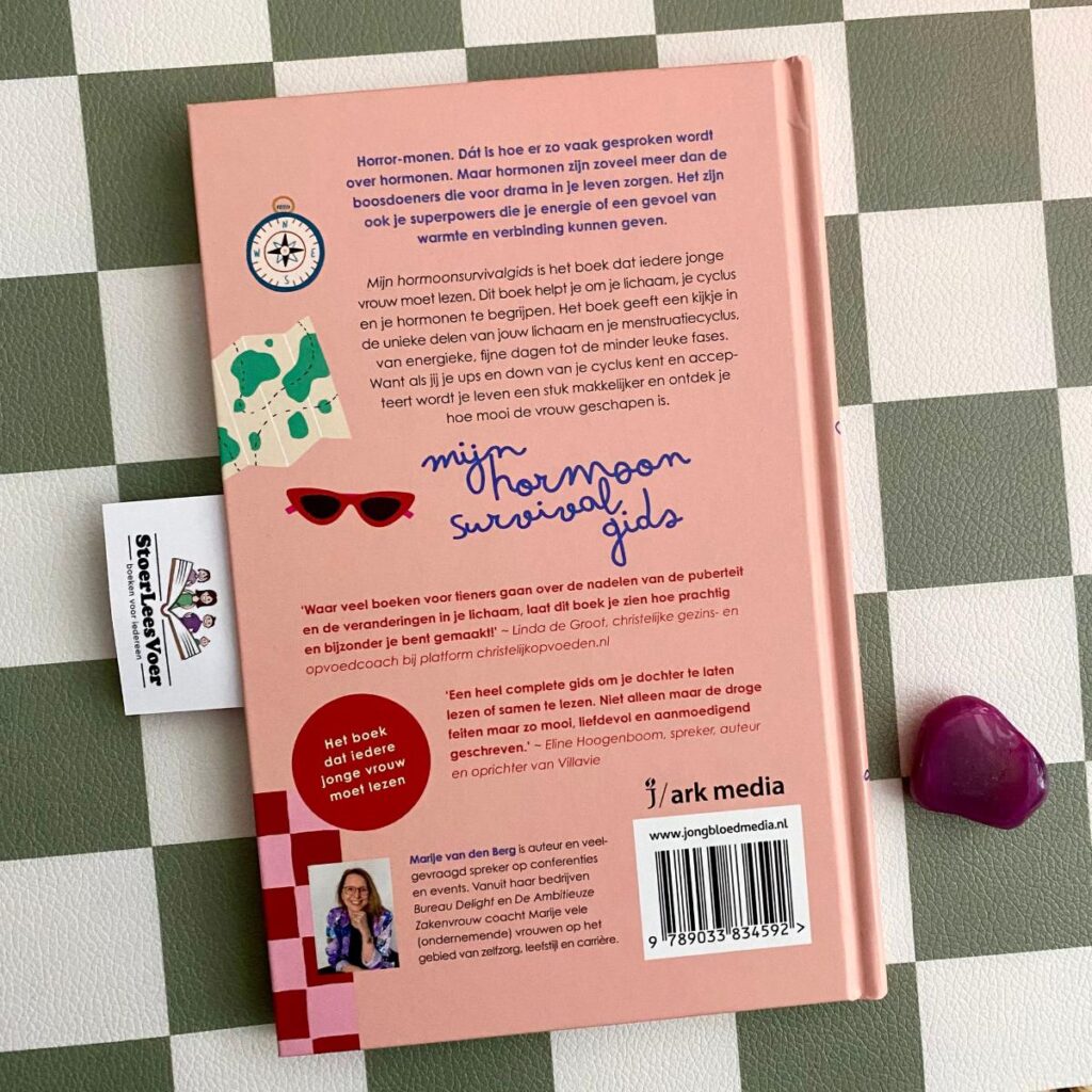 Mijn hormoonsurvivalgids achterkant achterflap synopsis samenvatting cover omslag kaft