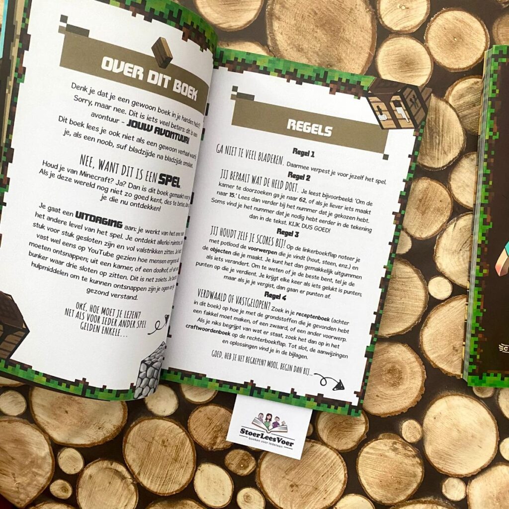 de regels escapeboek minecraft