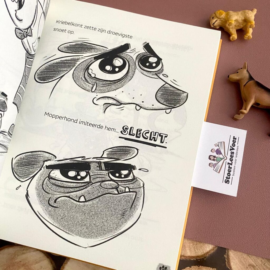 verdrietig kijken honden wayne bryant illustratie